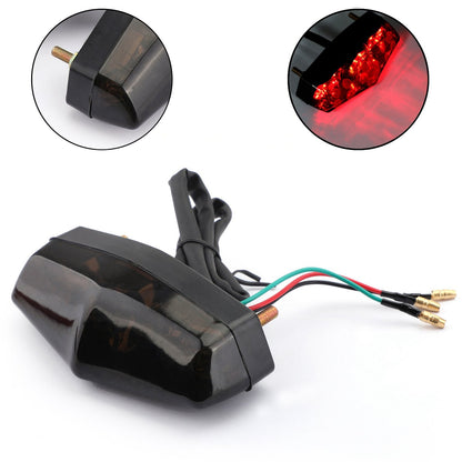 Universal ABS LED Smoke 12V Brake Stop Running Rear Tail Light Lamp Smoke