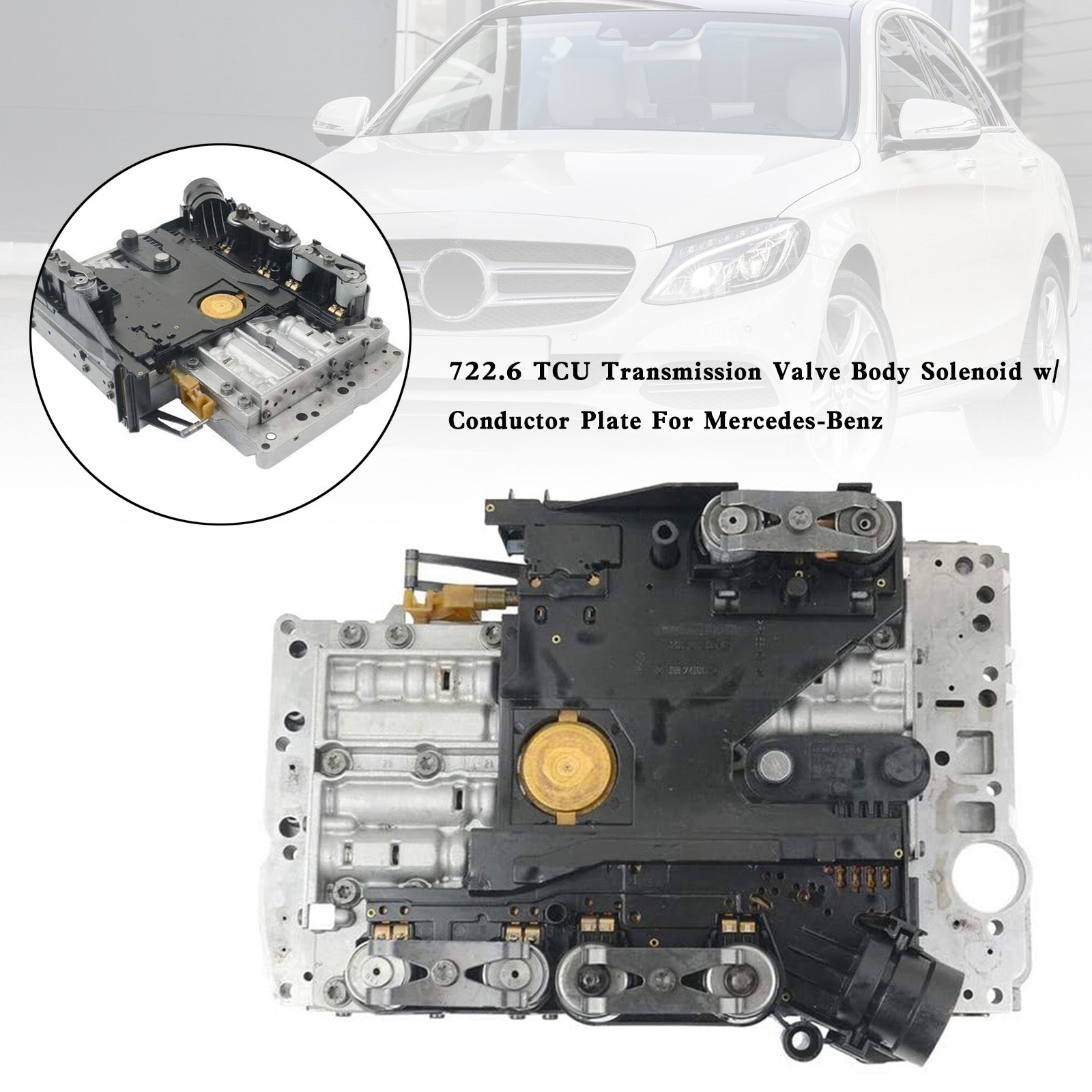 2002-2005 Mercedes-Benz G500 ML500 722.6 TCU Transmission Valve Body Solenoid w/Conductor Plate