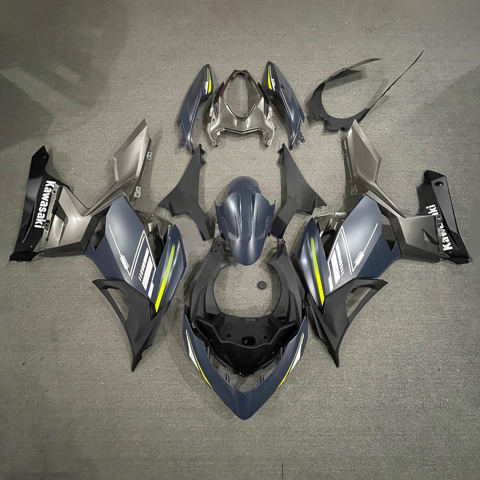 Injection Fairing Kit Bodywork Plastic ABS fit For Kawasaki EX400 Ninja400 2018-2024