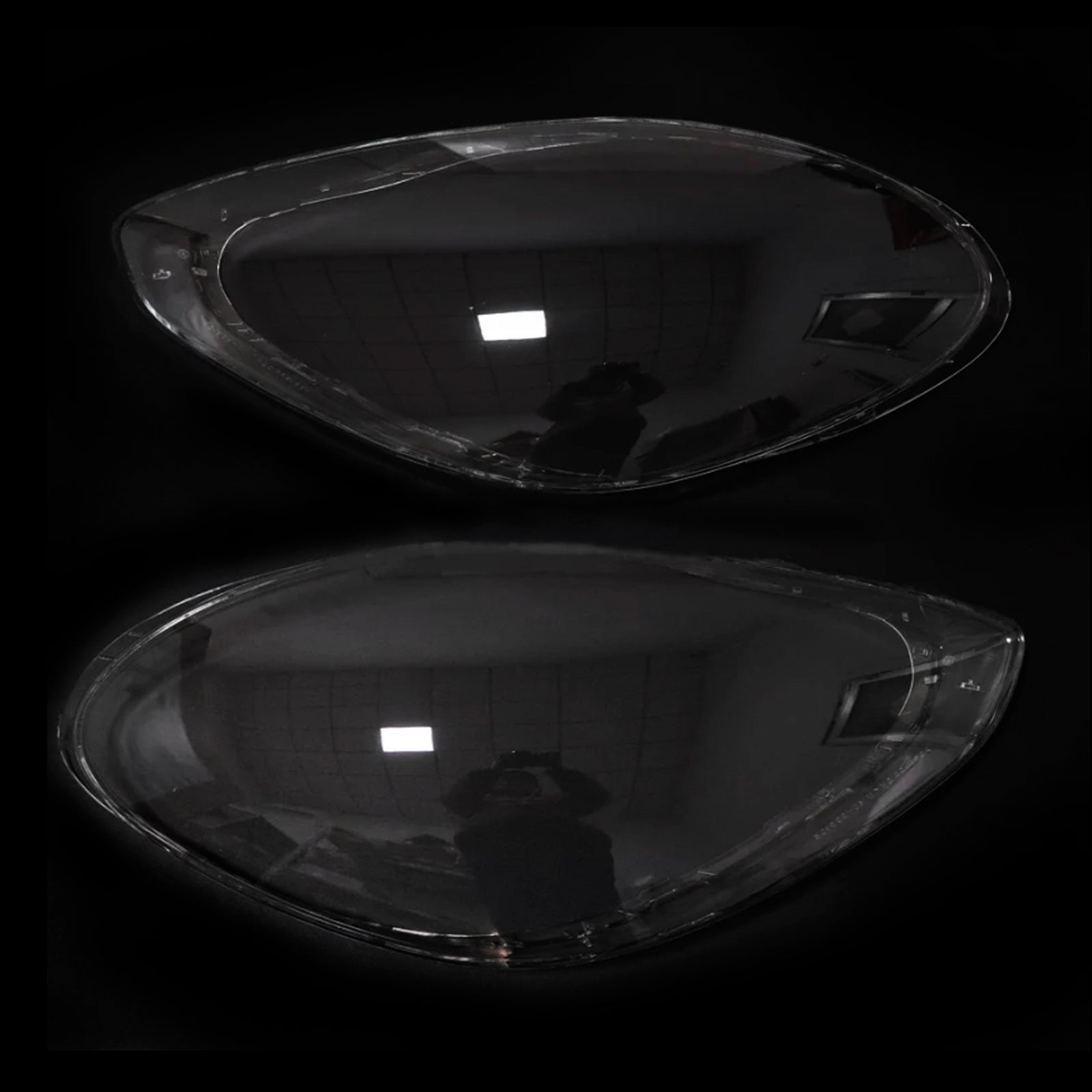 2017-2020 Porsche Panamera 2Pcs Front Headlight Lens Cover Shell Clear