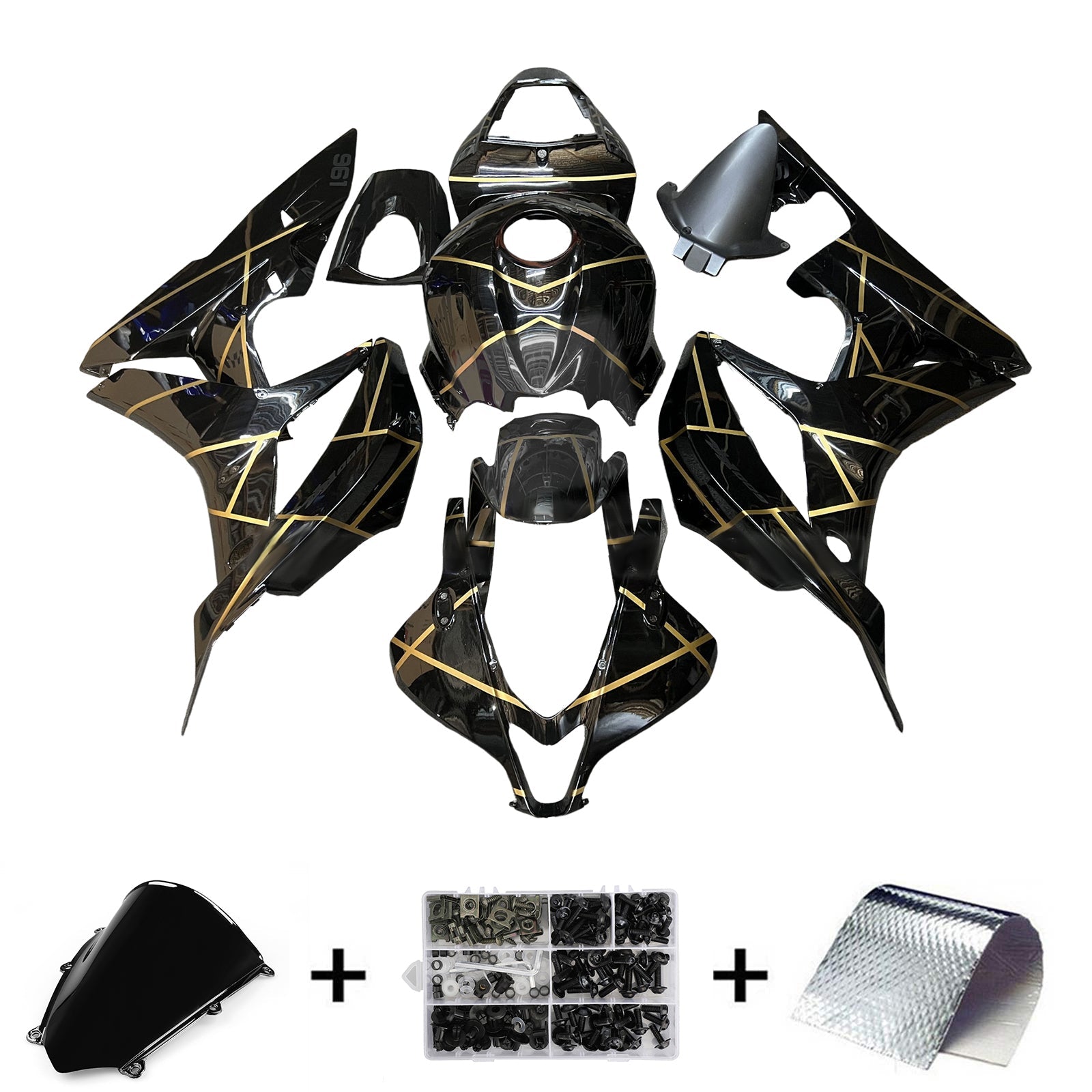 Injection Fairing Kit Bodywork Plastic ABS For Honda CBR600RR 2009-2012 F5