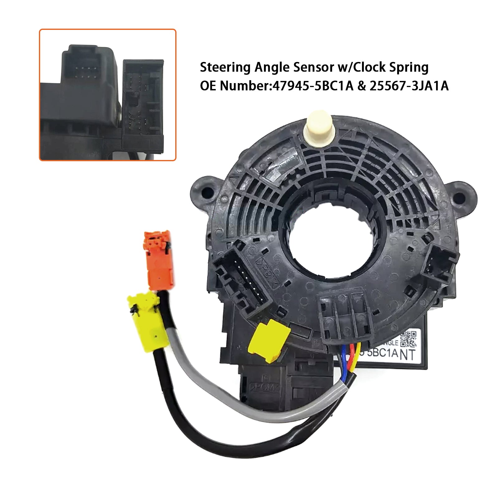 2018-2019 Infiniti QX80 Steering Angle Sensor Assembly 47945-5BC1A 25567-3JA1A