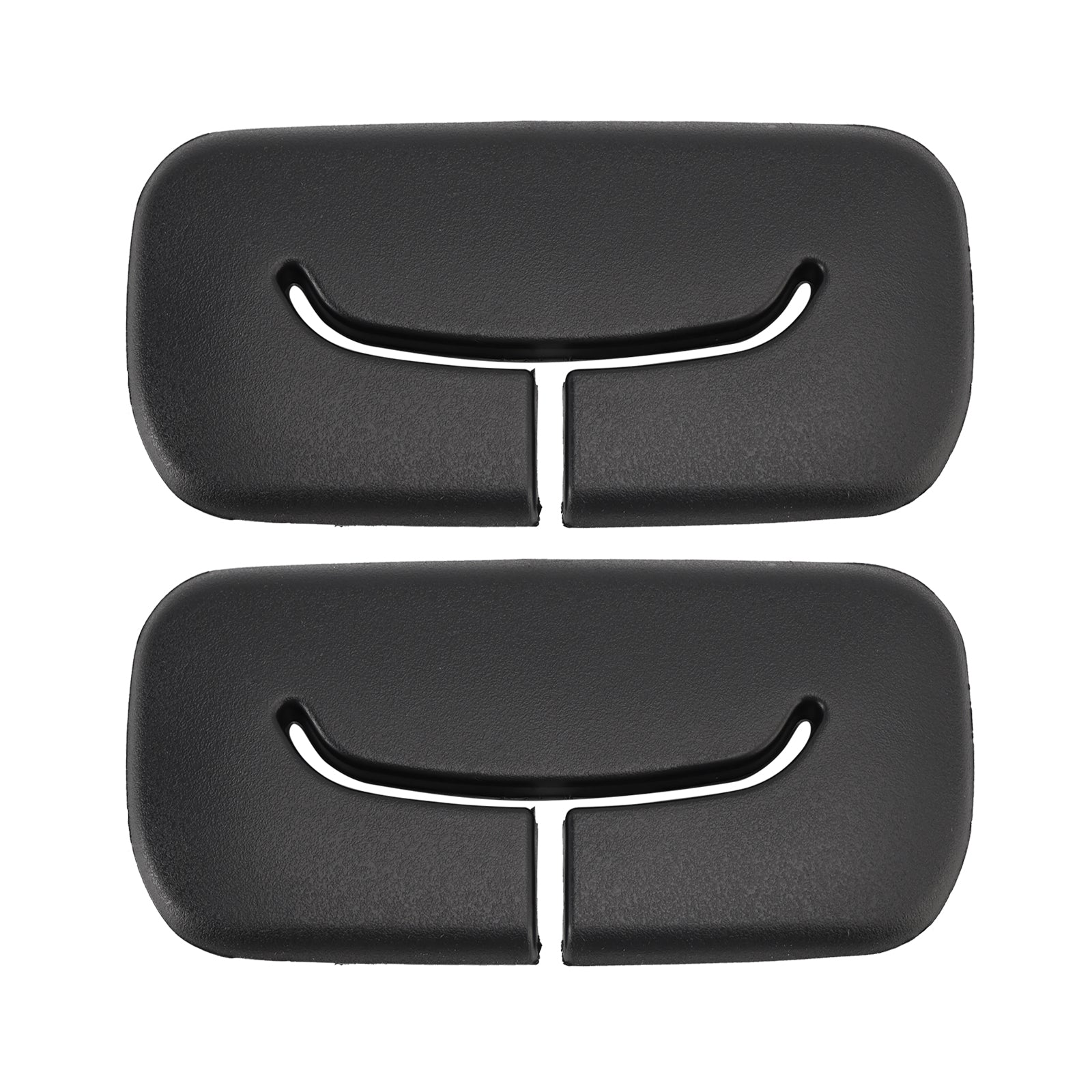 2X Rear Black Seat Belt Bezel 1AP31DX9AA For Jeep Wrangler JK 2011-2018