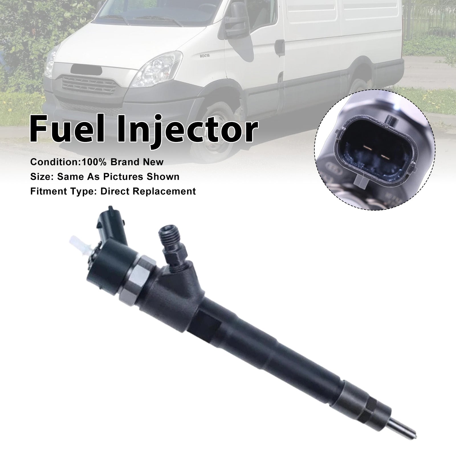 1Pcs Fuel Injector For Iveco Daily IV 06-11 Iveco Massif 08-11 0445110248