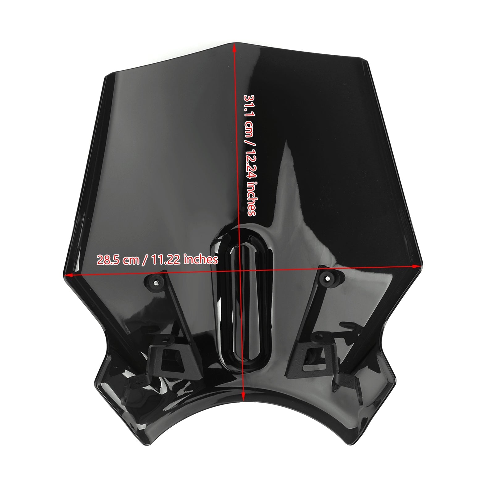 ABS Plastic Motorcycle Windshield Windscreen for Honda CB125R CB300R 2018-2019 Generic