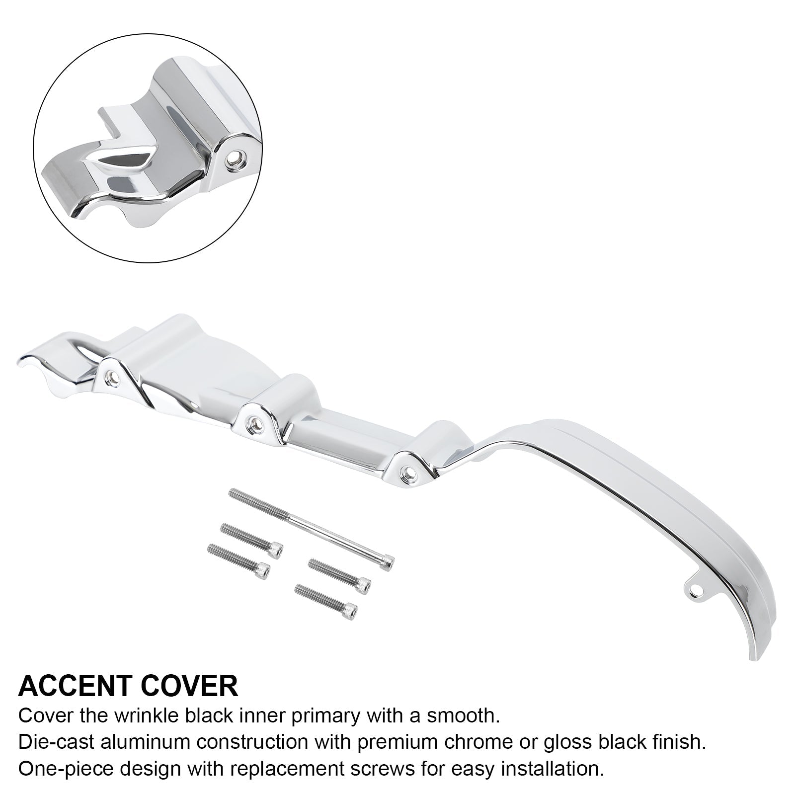 Kuryakyn Chrome Precision Inner Primary Accent Cover For Milwaukee M8 2017-2020