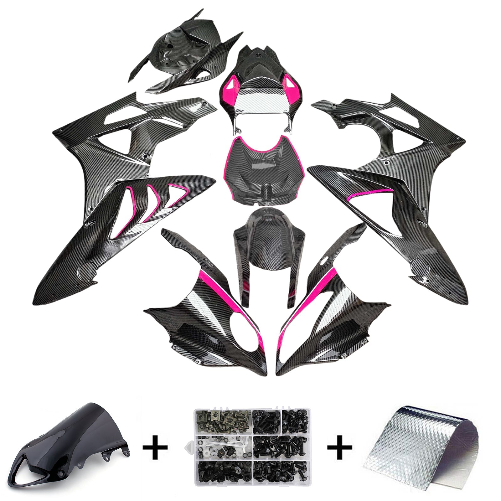 2009-2014 BMW S1000RR Injection Fairing Kit Bodywork Plastic ABS