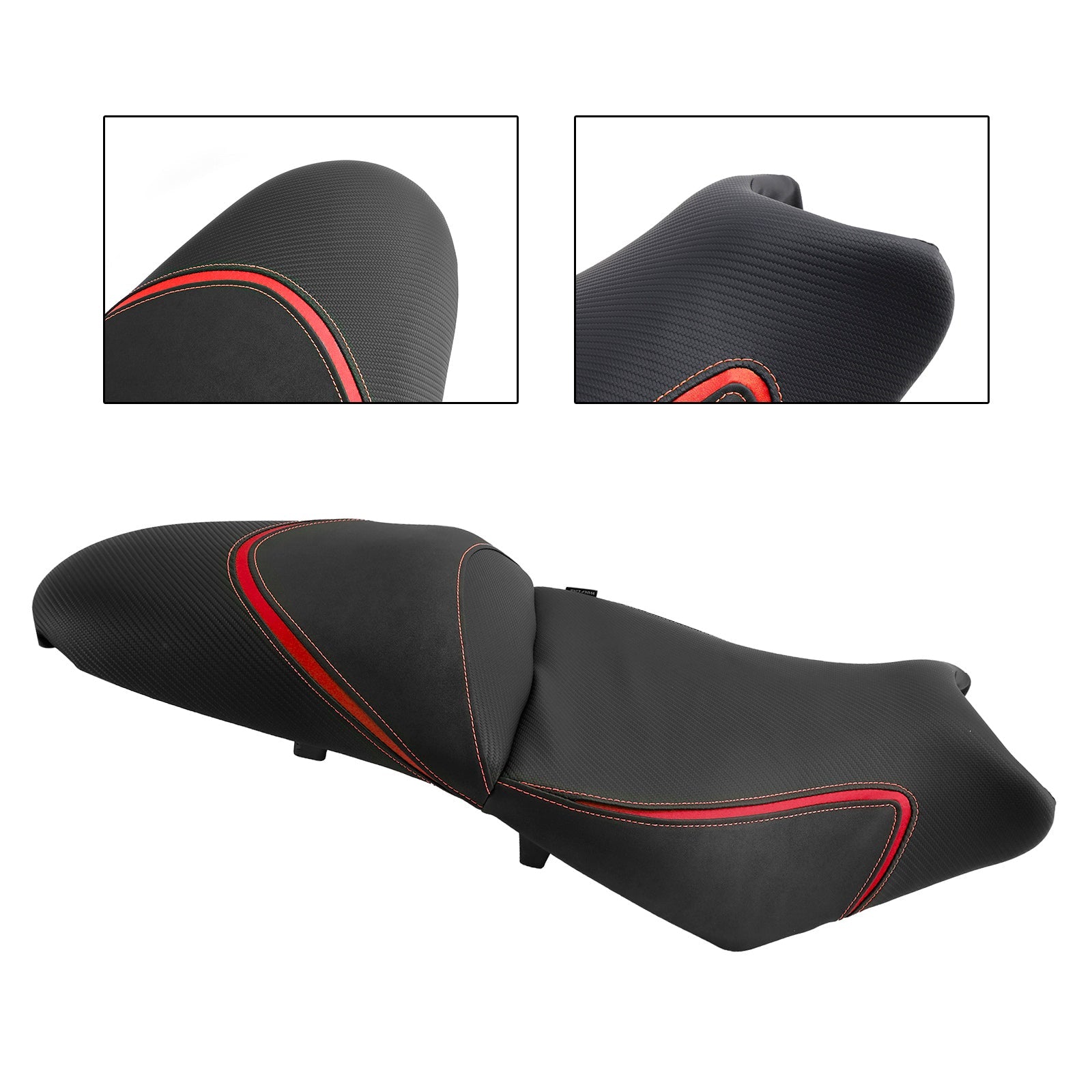2022-2024 Kawasaki Versys650 Rider Passenger Seat Front Rear Cushion Red