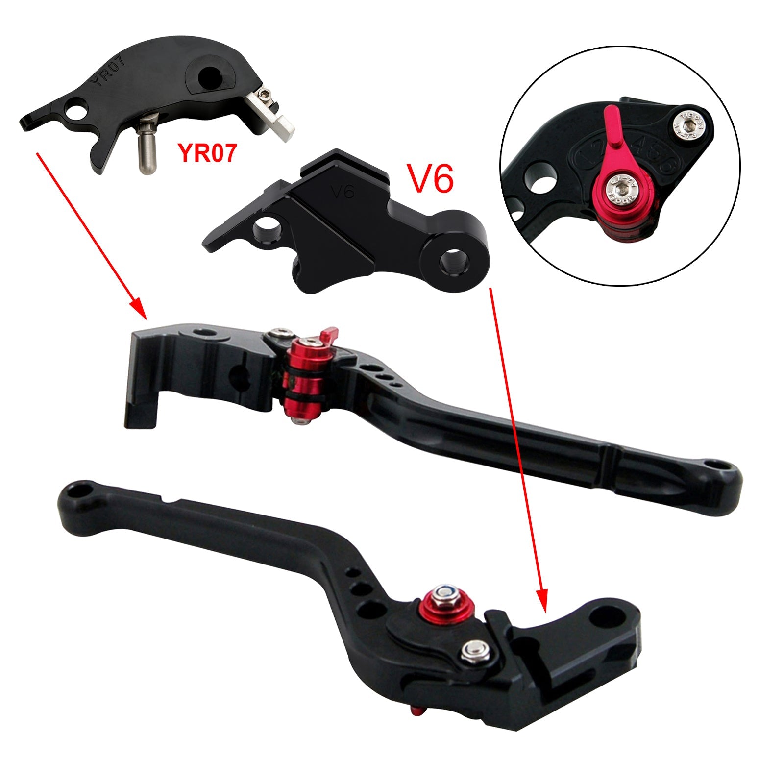 Long Clutch Brake Lever fit for YAMAHA XSR900 XSR900GP MT-09 MT-09SP 2024-2025