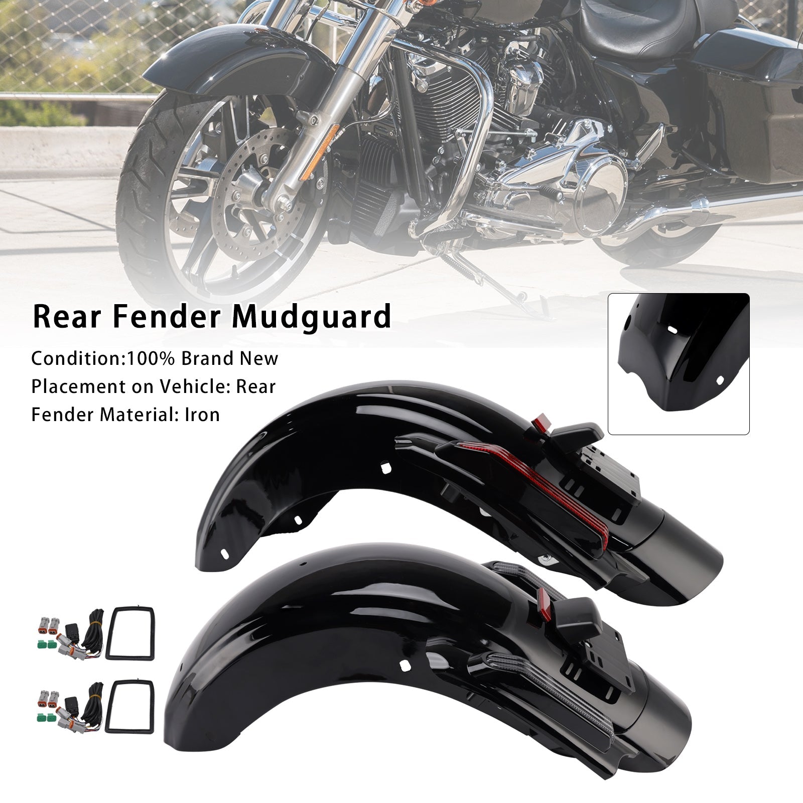 2023-2025 Harley Touring CVO Road Glide FLTRXSE FLTRXSTSE Rear Fender System