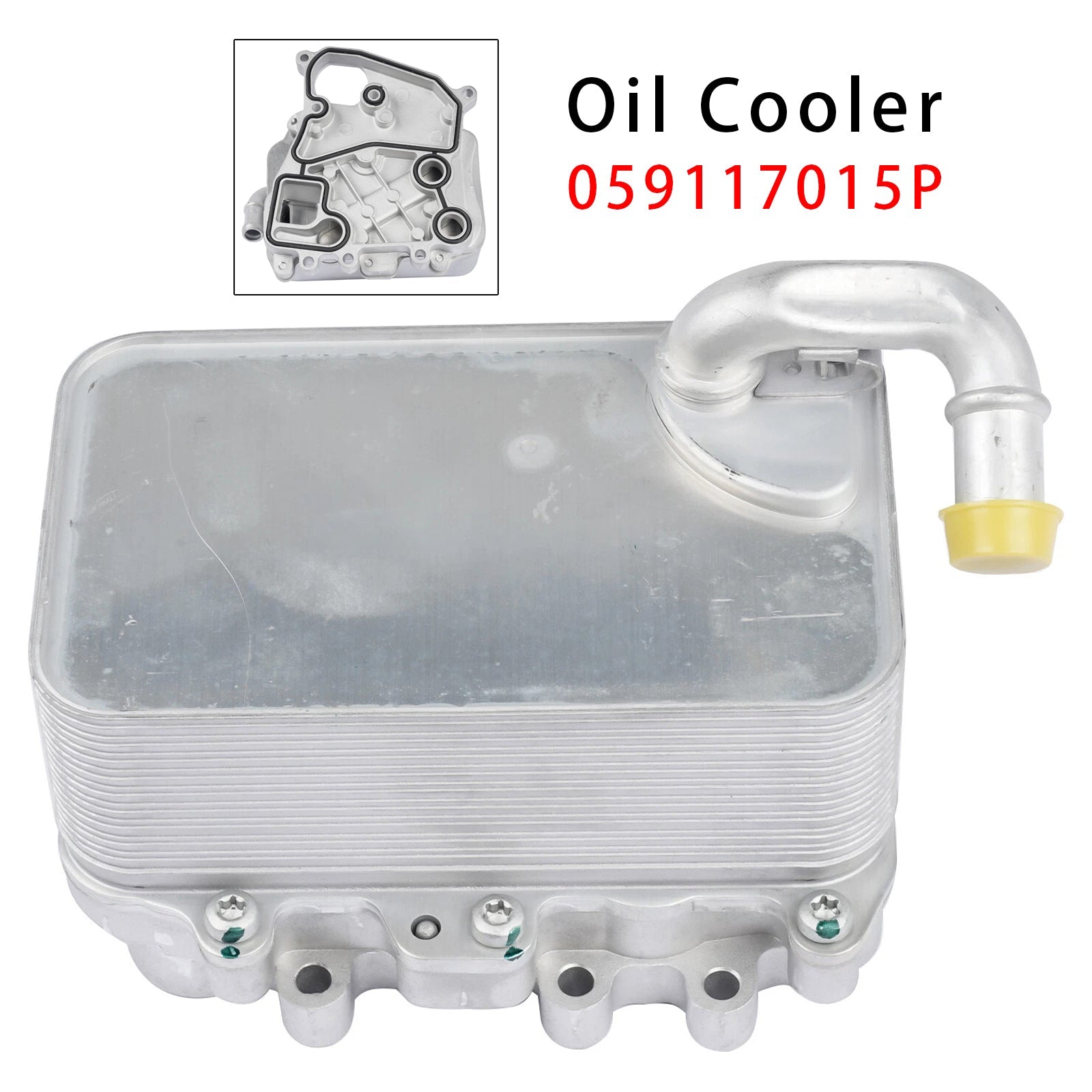 Engine Oil Cooler 059117015P For Audi A4 A5 A6 A7 A8 Q5 Q7 VW Touareg 3.0 TDI