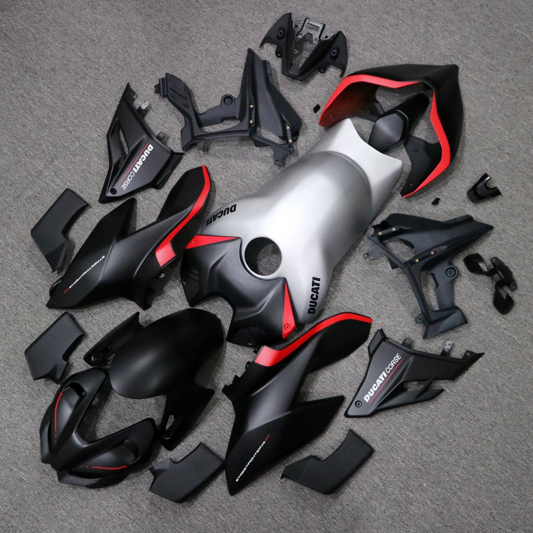 2020-2022 Ducati Street Fighter V4 Injection Fairing Kit Bodywork