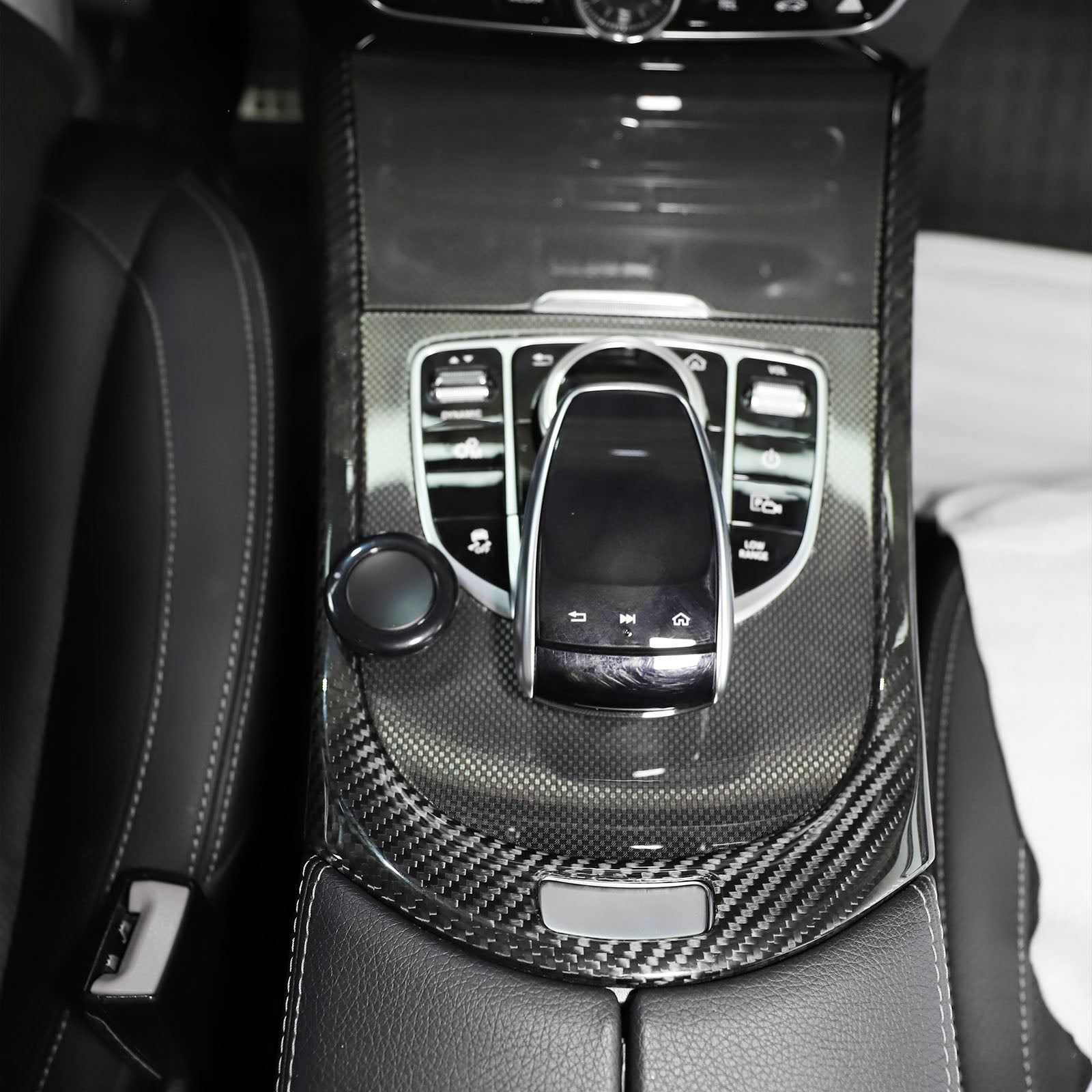 2019-2026 Fit Benz W464 W465 Carbon Fiber Center Console Gear Frame Cover