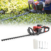 24" Double Sided Blade 26cc Gas Hedge Trimmer Recoil Gasoline Trim Blade