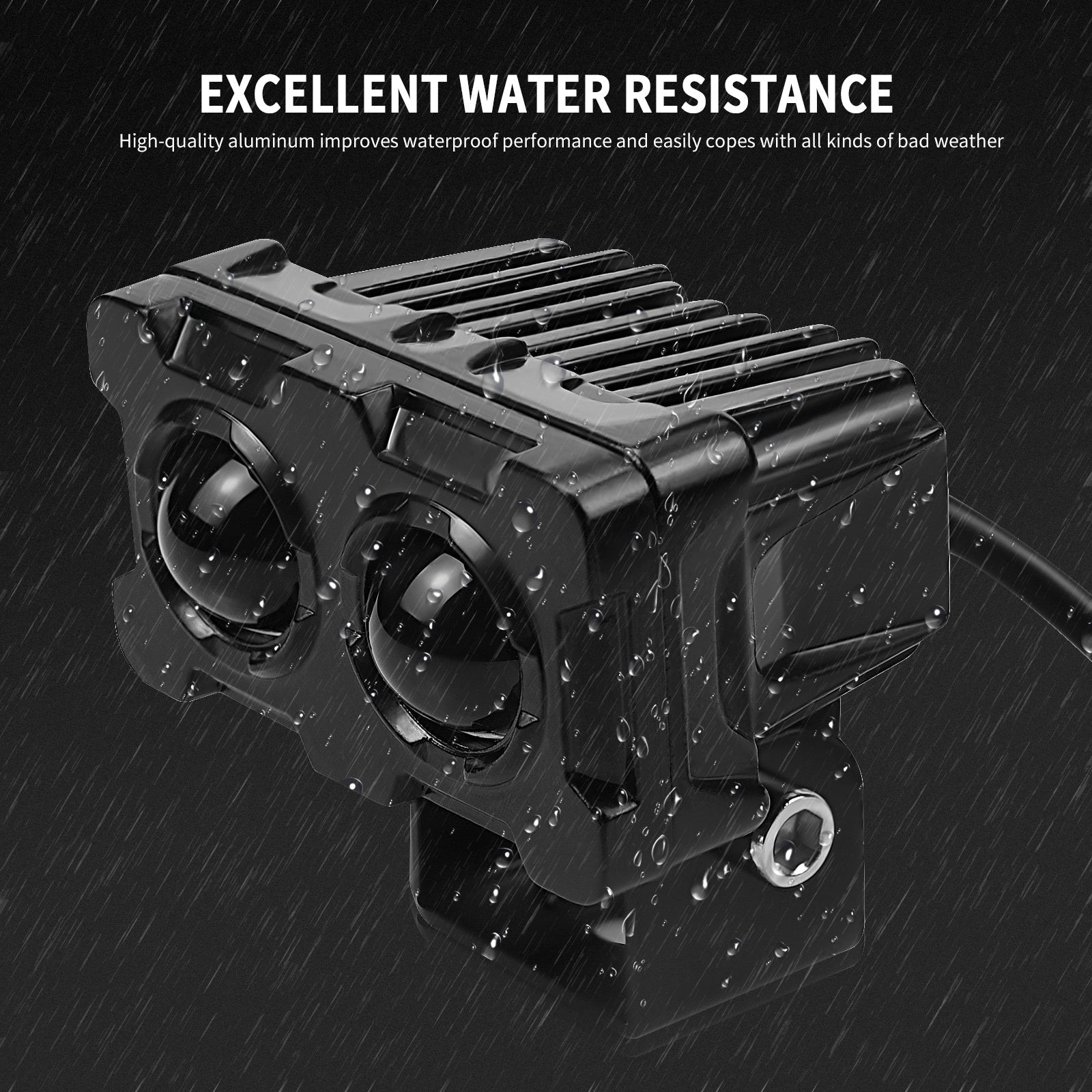 Led Electric Motobike Scooter Ultra Bright Waterproof Headlight Motorcycle Light Generic