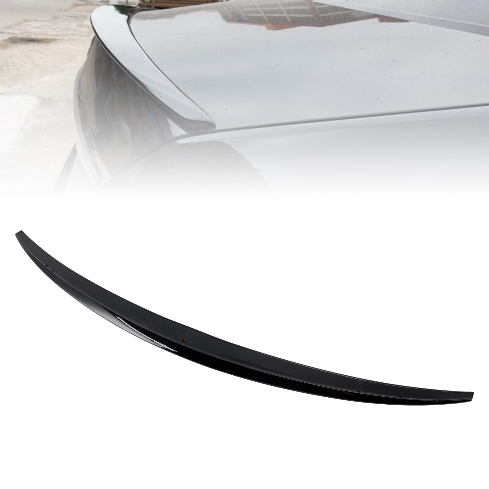 2014-2020 Mercedes-Benz S-Class W222 Gloss Black Rear Boot Spoiler