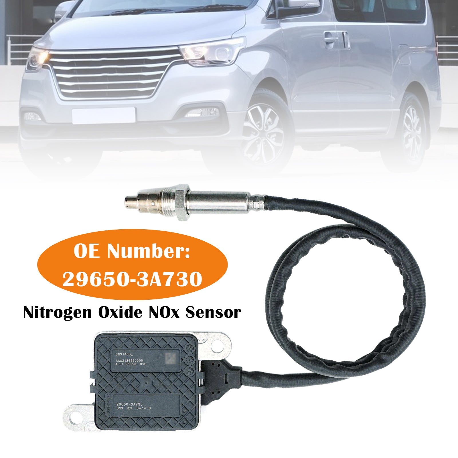 2018- For Hyundai H1 Starex Nitrogen Oxide NOx Sensor 29650-3A730 SNS146B