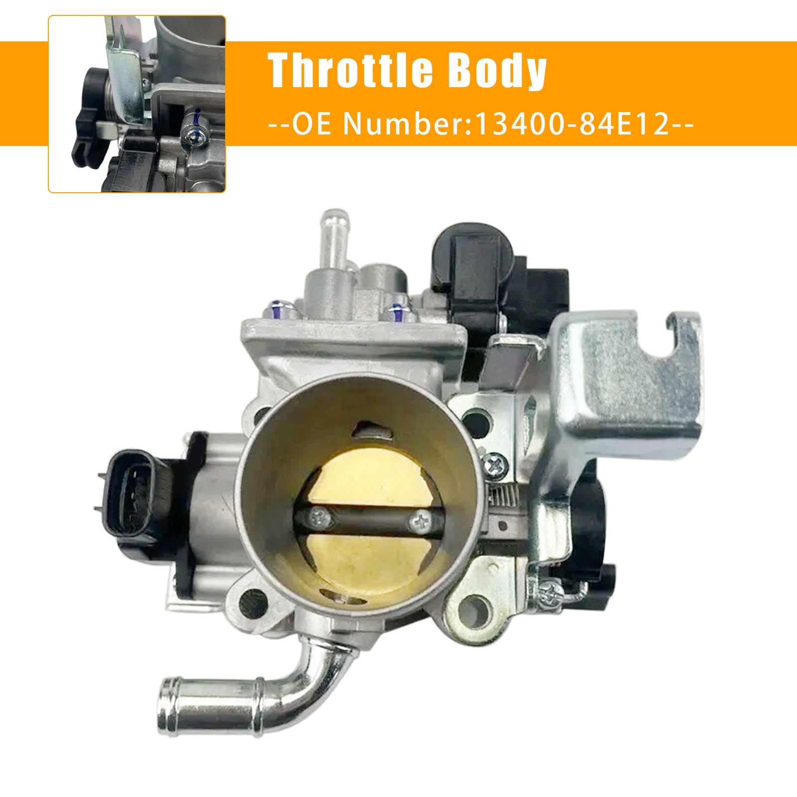 2003+ Suzuki (Import) WAGON R+ Hatchback (MM) 1.3 4WD (RB 413) M13A 1328 69 Hatchback Throttle Body 13400-84E12