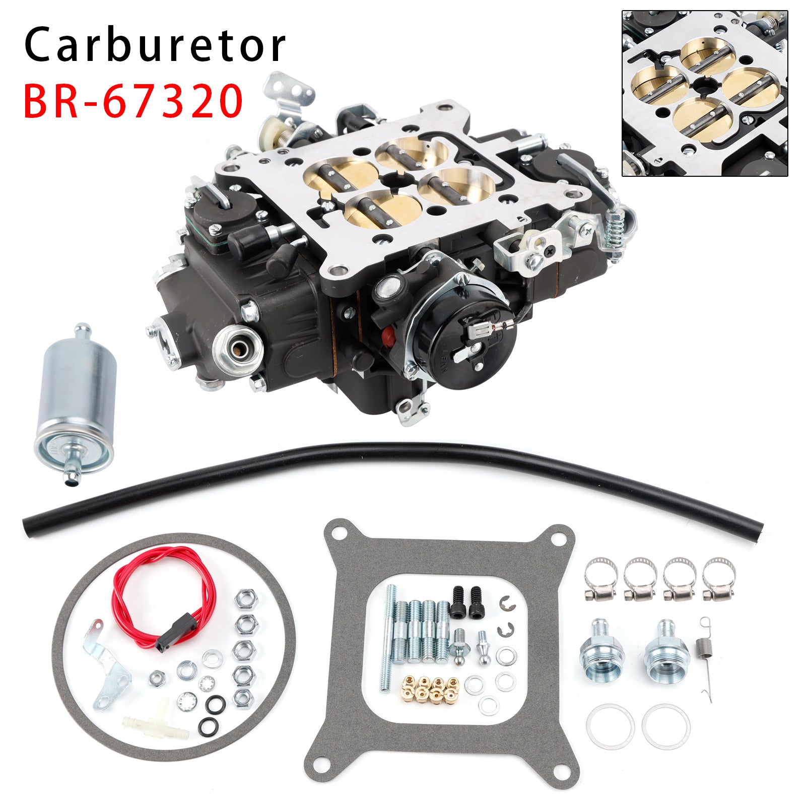 For Brawler Street BR-67320 750 CFM Carburetor Mechanical Secondary