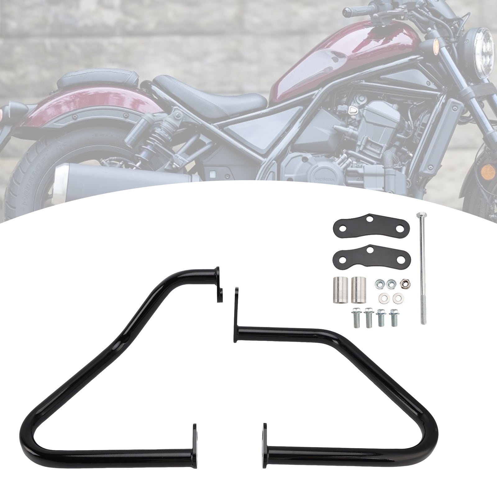 2021-2025 Honda Rebel 1100 Engine Guard Crash Bar Frame Protector Bumper