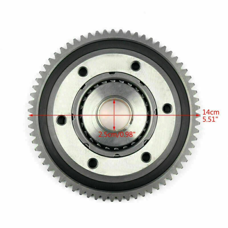 One Way Starter Clutch With Gear For Suzuki AN400 Burgman 400 K3/K6 2003-2006
