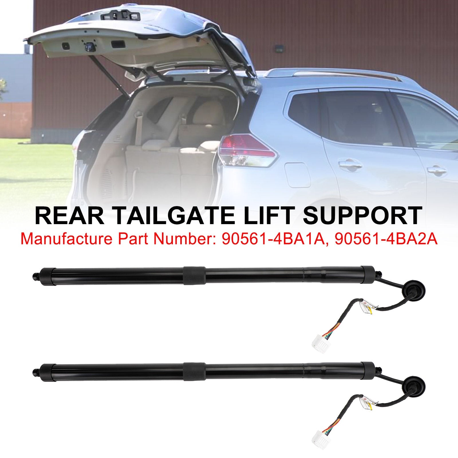 2PCS Electric Tailgate Struts 905614BA4A Fit Nissan Rogue S SL SV 2014-2019