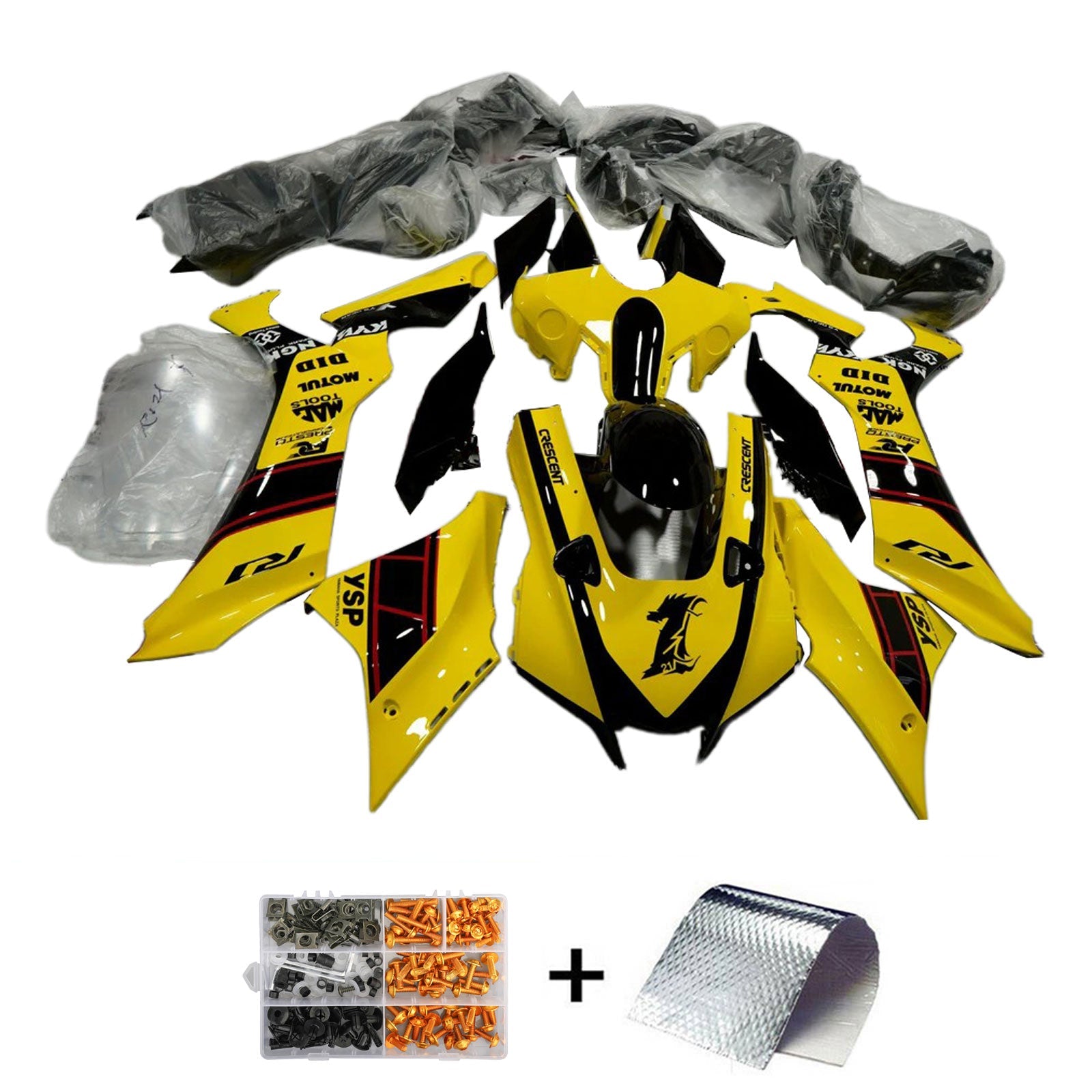2020-2025 Yamaha YZF R1 Injection Fairing Kit Bodywork Plastic ABS #101