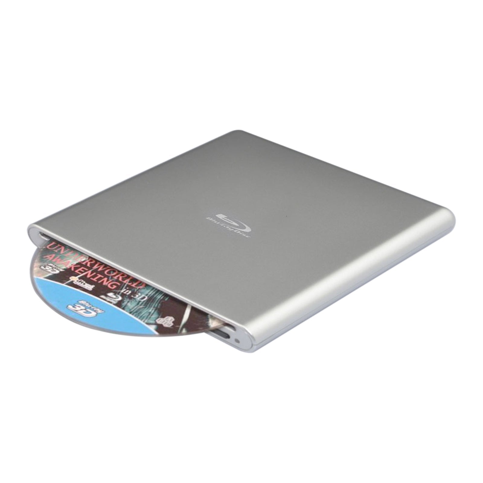4K UHD Genuine Burner External USB 3.0 Super Slim DVD BD Recorder Drive Silver