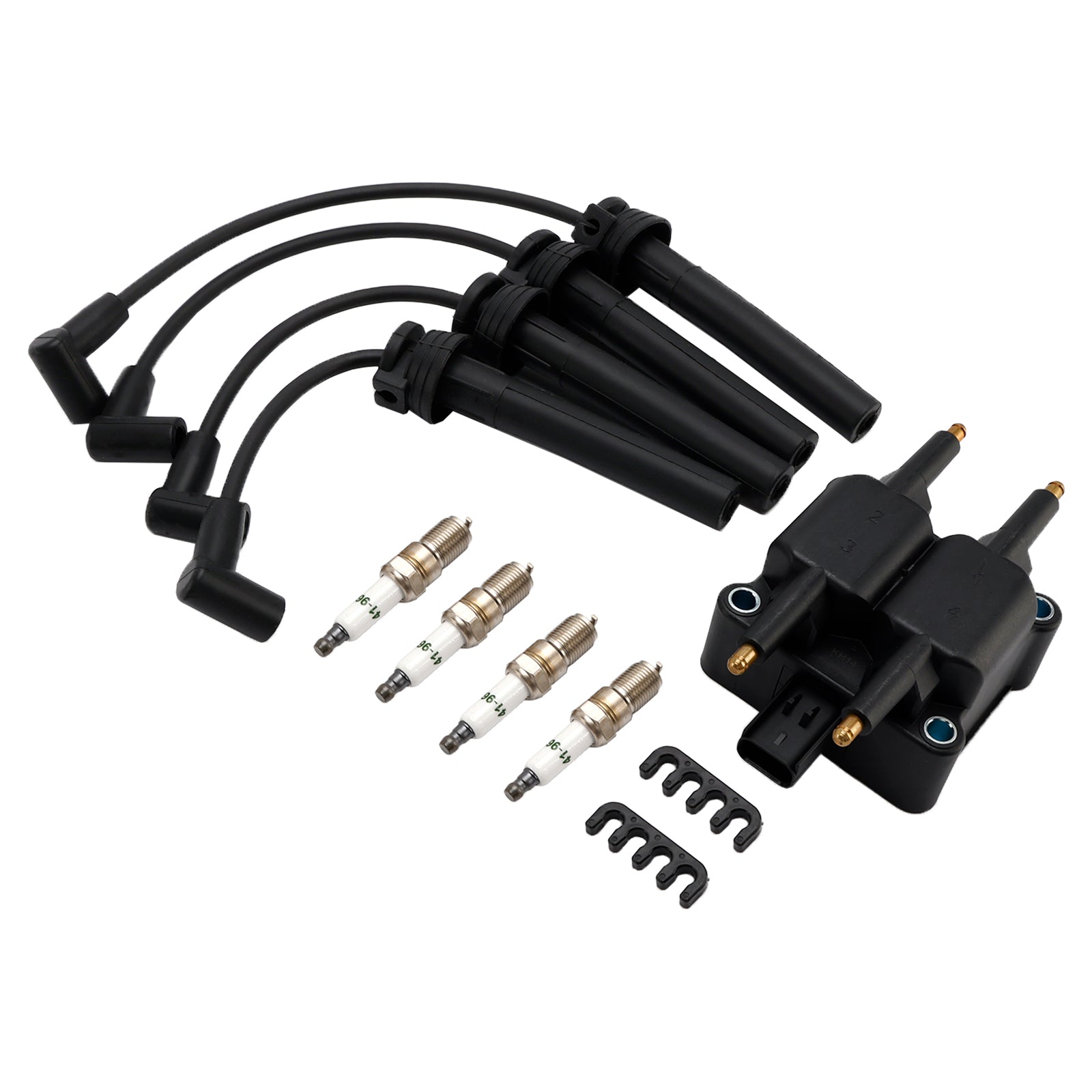 1997 PLYMOUTH GRAND VOYAGER Ignition Coil Pack Spark Plug Wire Set UF189 UF403 UF410