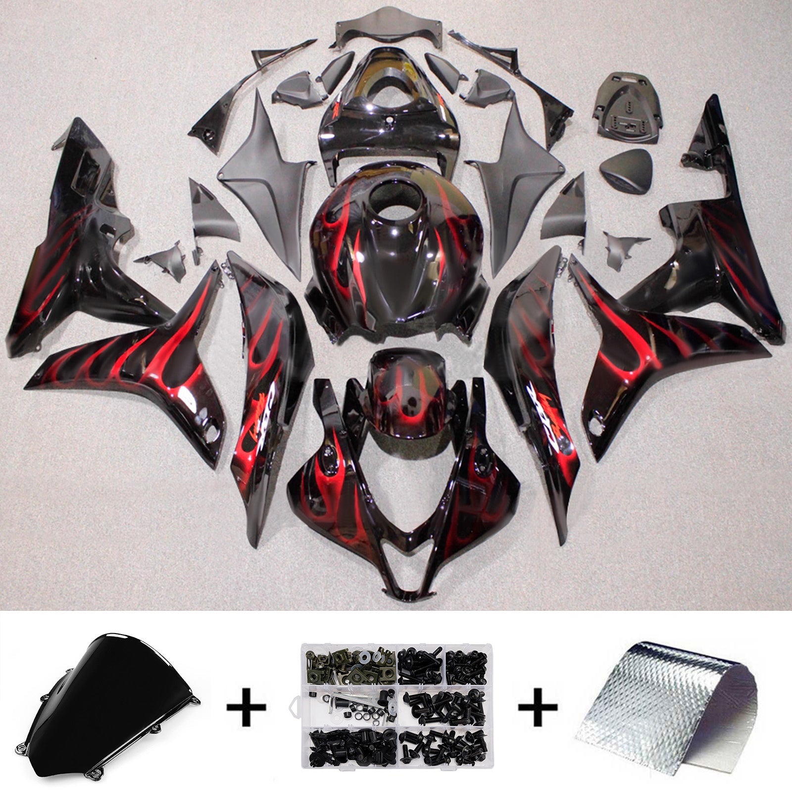 Injection Fairing Kit Bodywork Plastic ABS For Honda CBR600RR 2007-2008 F5
