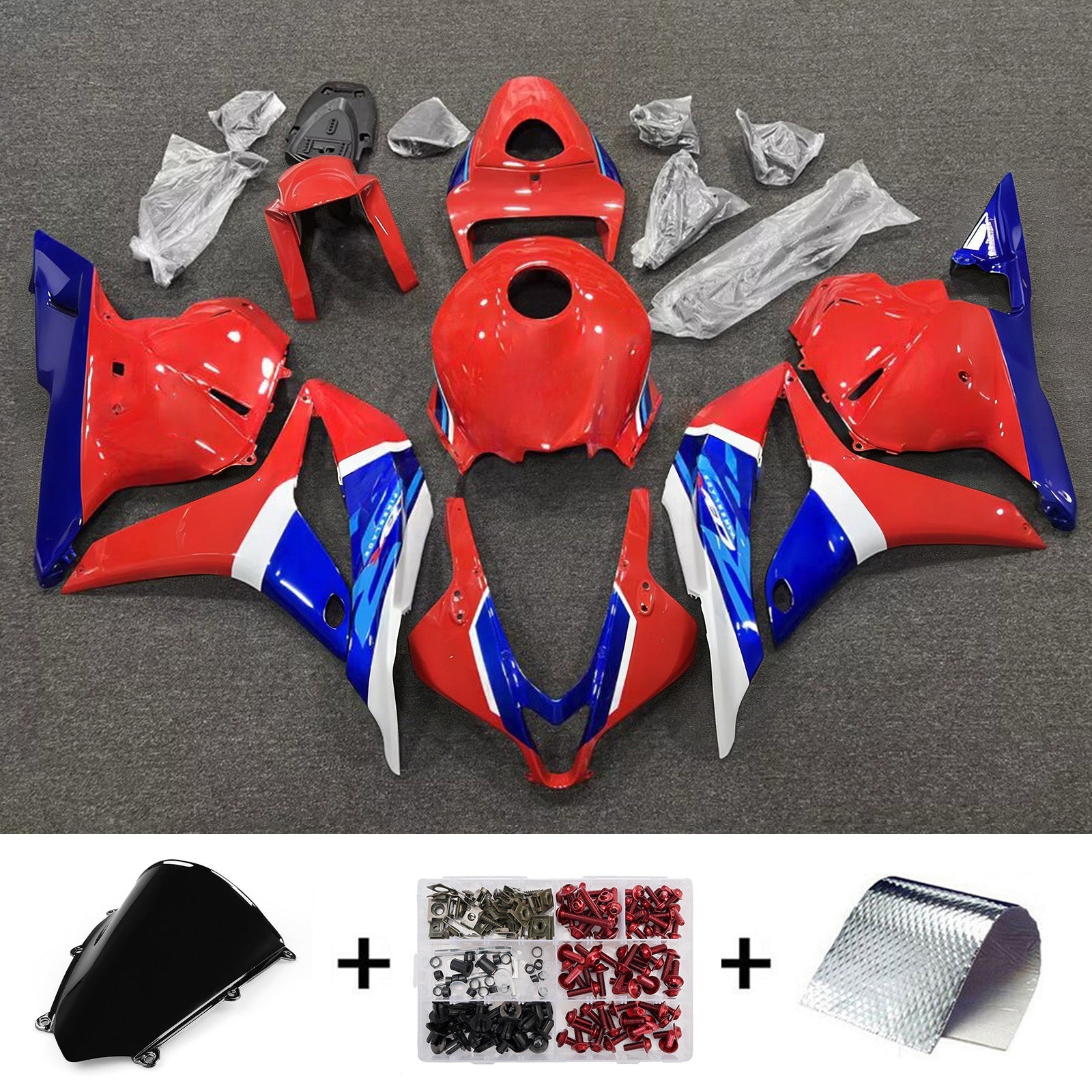 Injection Fairing Kit Bodywork Plastic ABS For Honda CBR600RR 2009-2012 F5