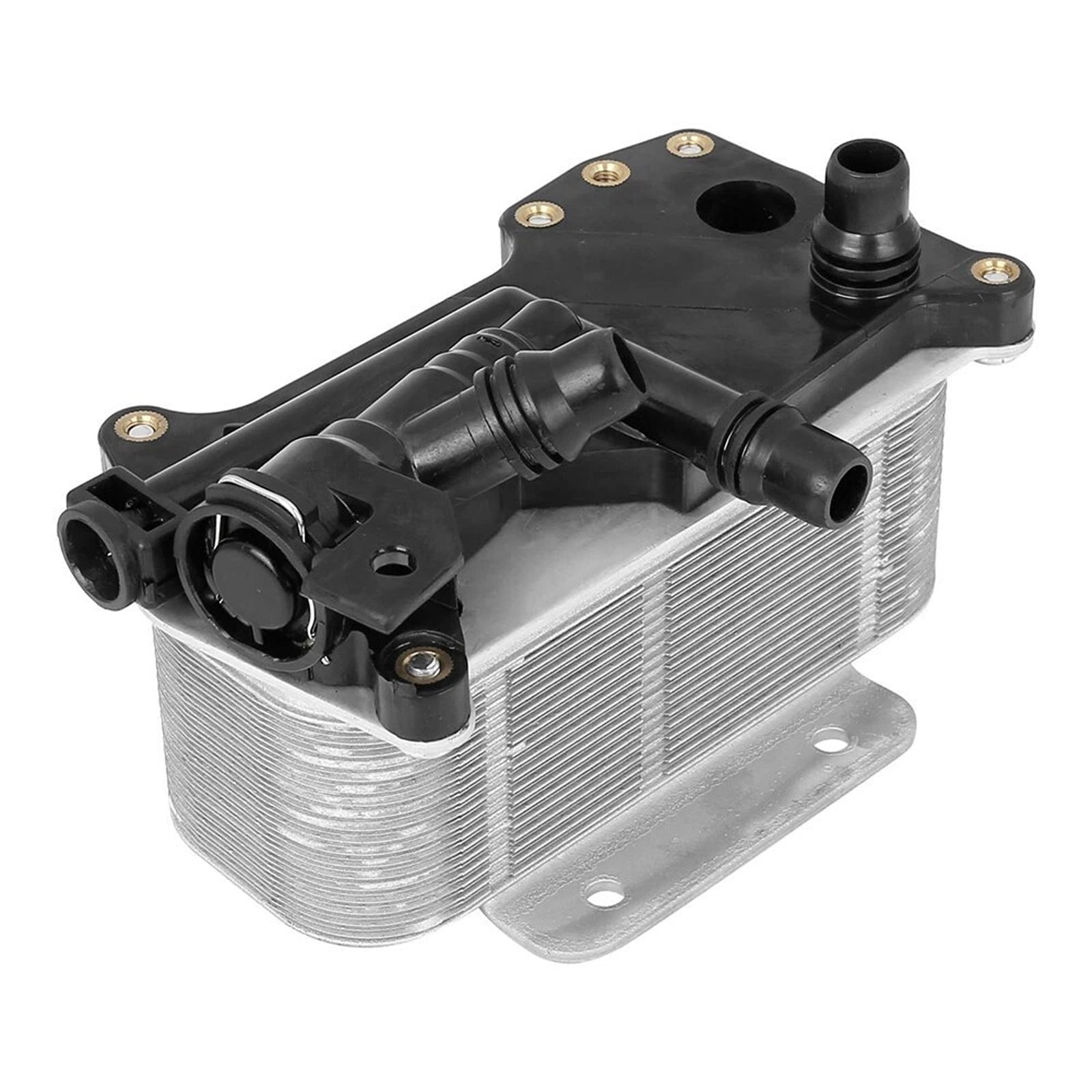 For BMW F10 Series 528i 2012-2016 L4 2.0L Transmission Oil Cooler with Thermostat 17217638582