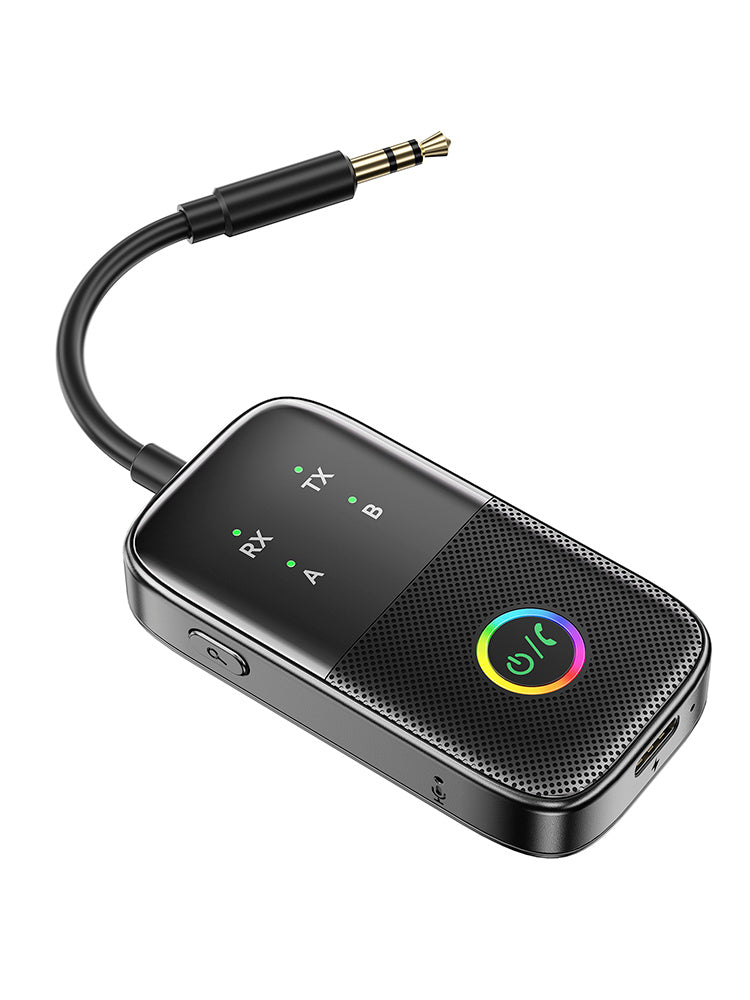 Bluetooth Receiver Transmitter Two-in-One AUX Car Hands-free Adapter Two-to-Two
