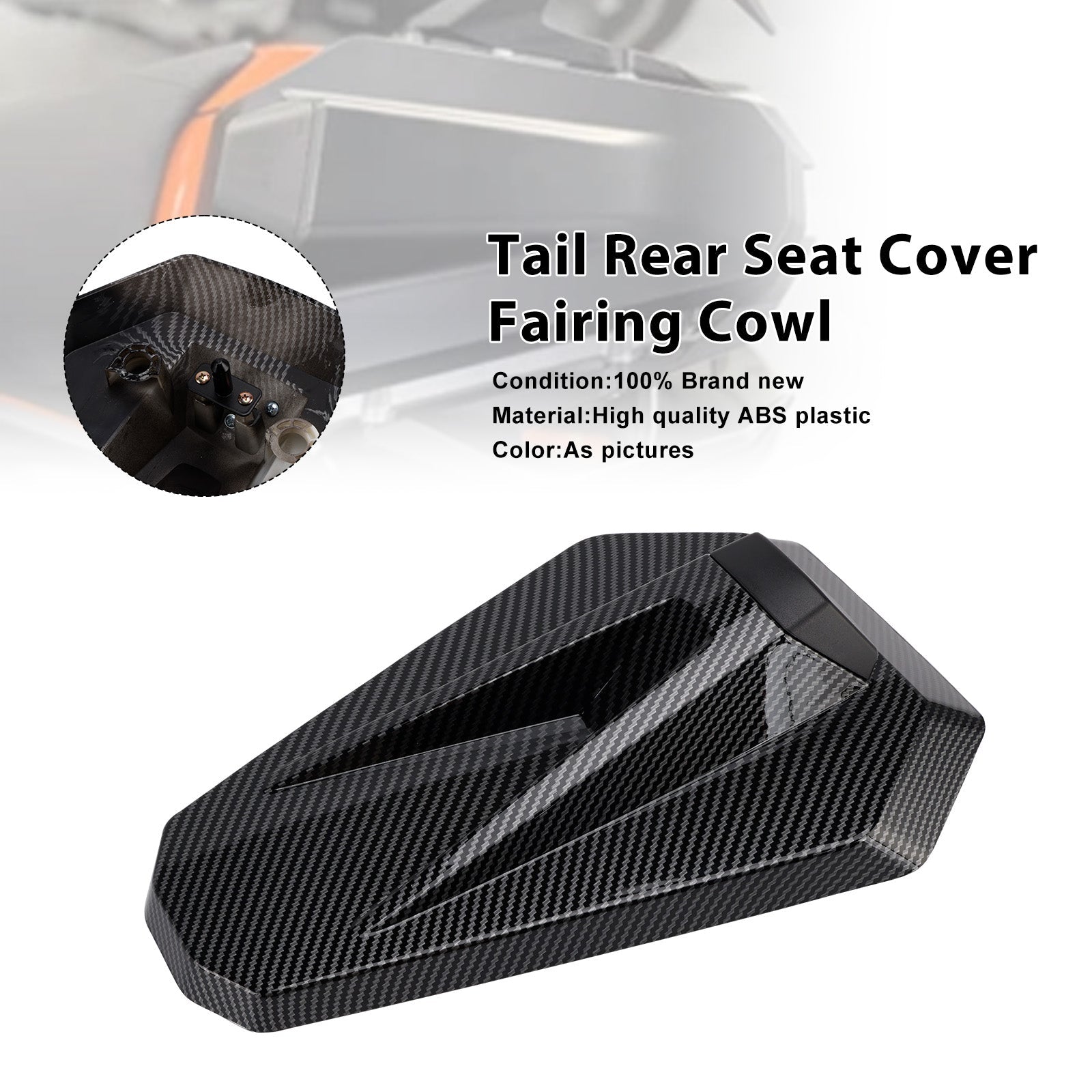 2024-2025 390 Duke Tail Rear Seat Cover Fairing Cowl