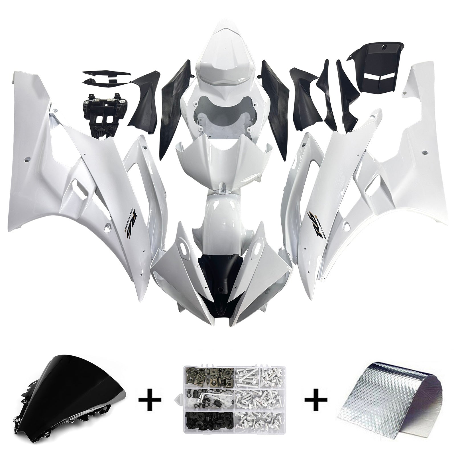Injection Fairing Kit Bodywork Plastic ABS fit For Yamaha YZF 600 R6 2006-2007