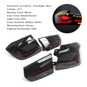 L&R Smoked LED Tail Lights Rear Lamp Assembly For BMW 3 F30 F80 M3 2013-2018