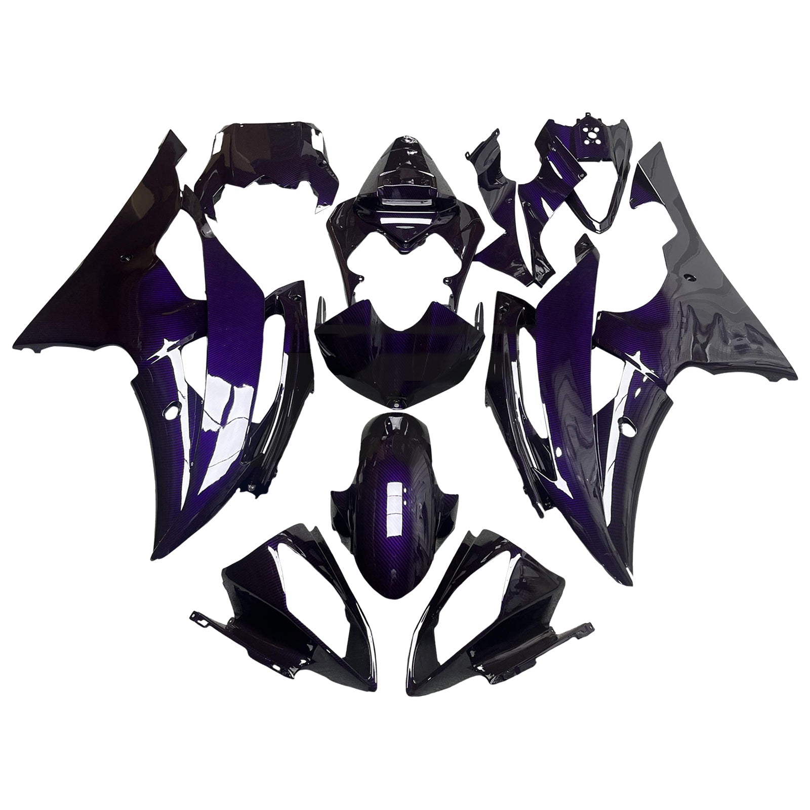 Injection Fairing Kit Bodywork Plastic ABS For Yamaha YZFR6 YZF-R6 2008-2016