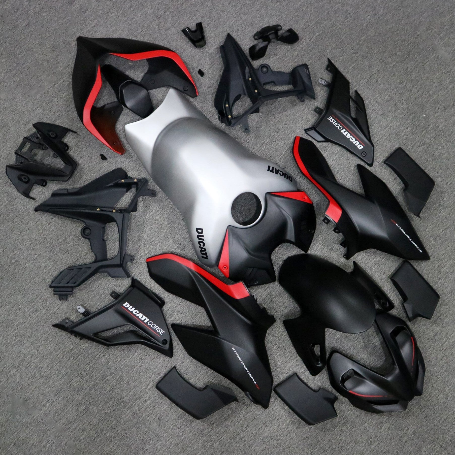 2020-2022 Ducati Street Fighter V4 Injection Fairing Kit Bodywork