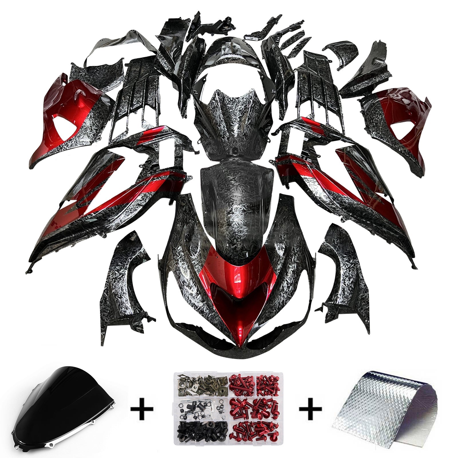 Injection Fairing Kit Bodywork fit For Kawasaki ZX14R ZZR1400 2012-2026