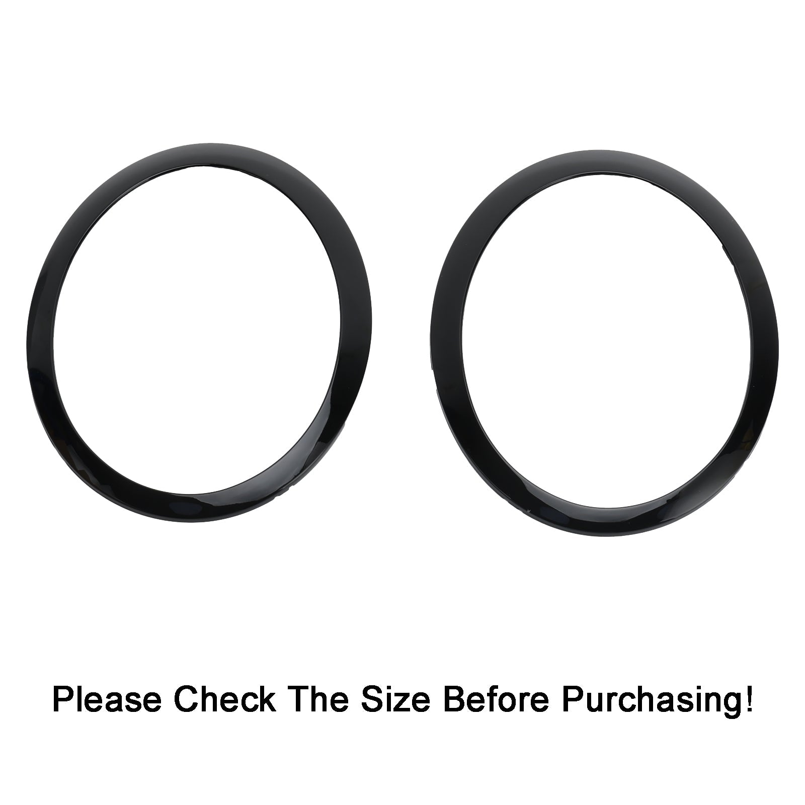 2001-2006 Mini Cooper One R50 R52 R53 2pcs Headlight Trim Ring