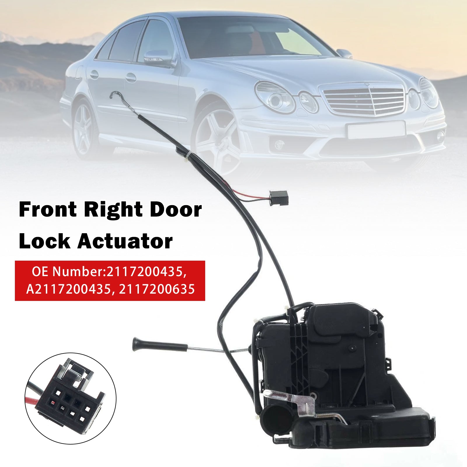 2006/03-2008/12 Mercedes-Benz E-Class W211 E& 63 Front Right Door Lock Actuator 2117200635