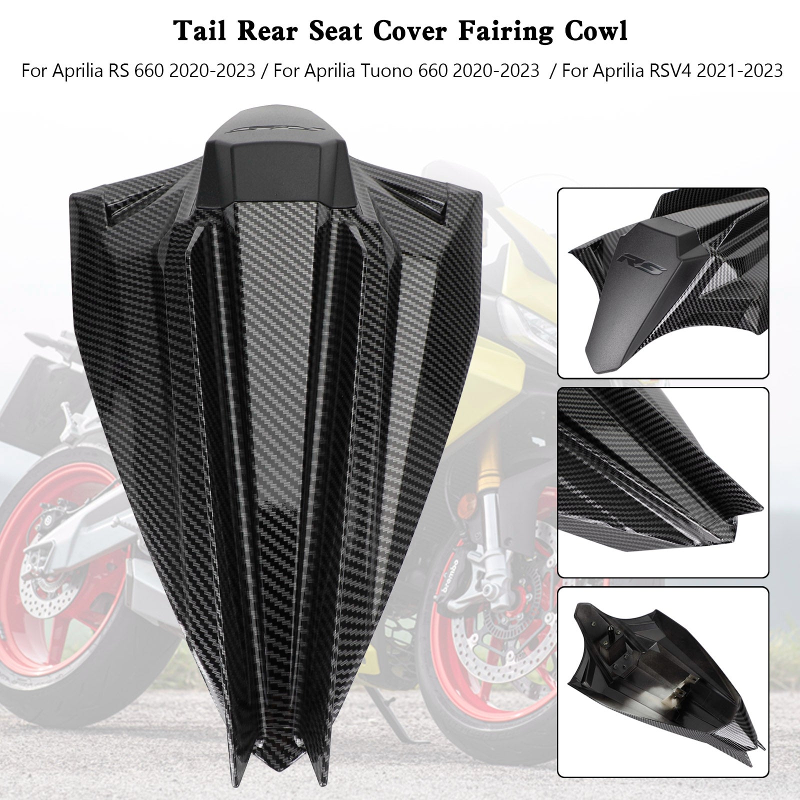 2020-2024 Aprilia Tuono660 RS660 Rear Seat Cover Fairing Cowl