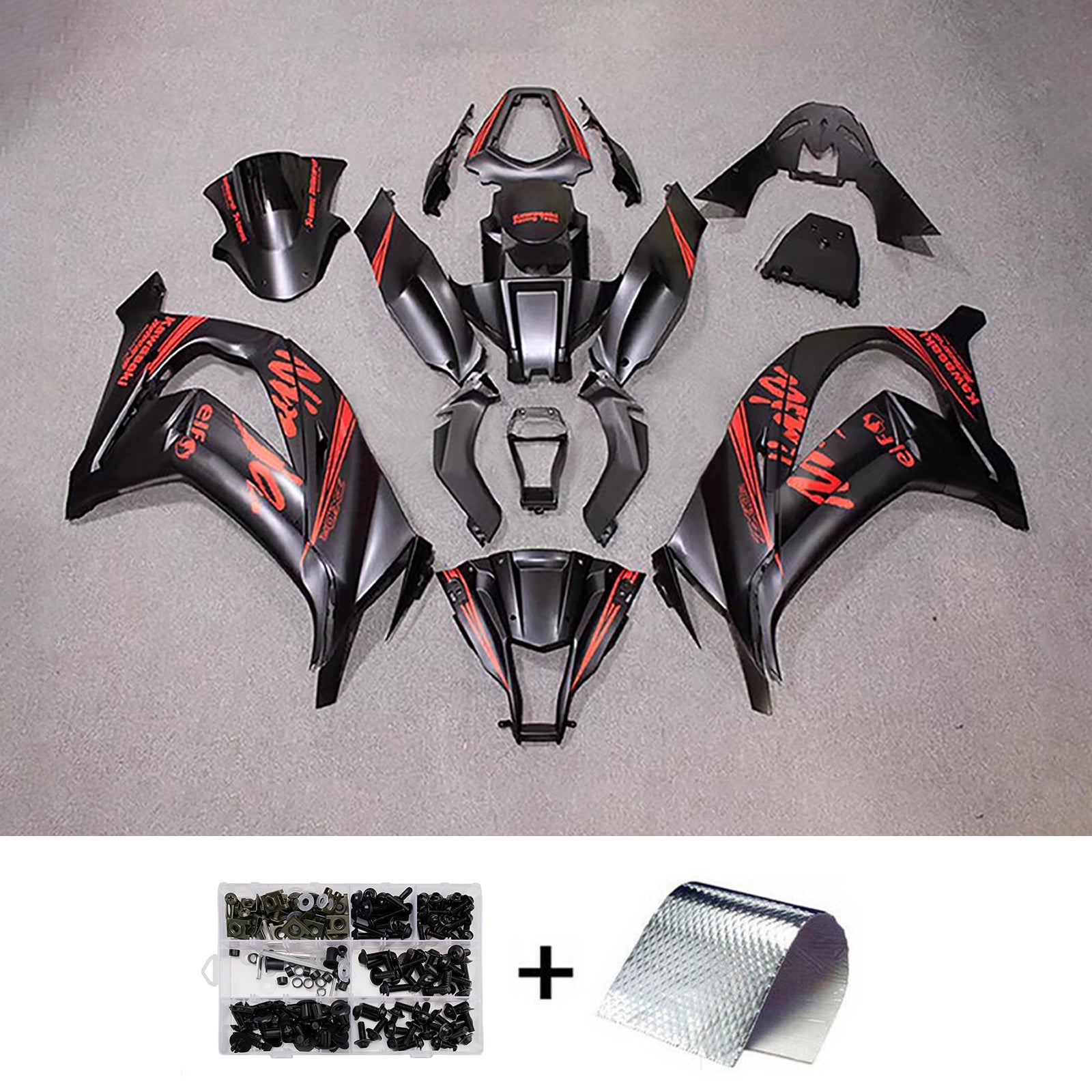Injection Fairing Kit Bodywork Plastic ABS fit For Kawasaki ZX10R 2011-2015