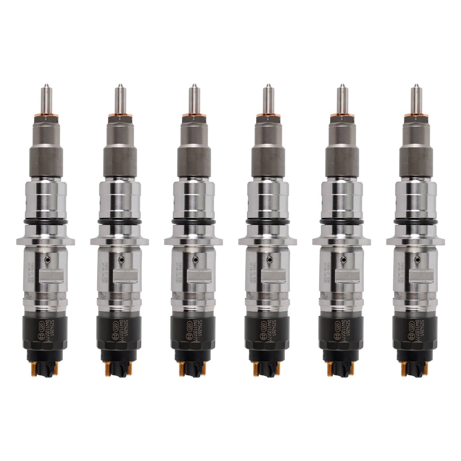 6Pcs Fuel Injector For Cummins ISB 6.7L QSB 4.5L 6.7L 5254261 0445120177