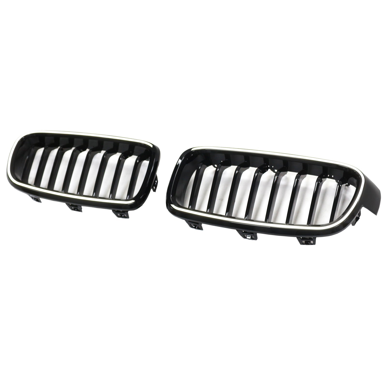 2012-2019 BMW 3-Series F35 Gloss Black Front Kidney Grille Grill 51137263481 51137255412