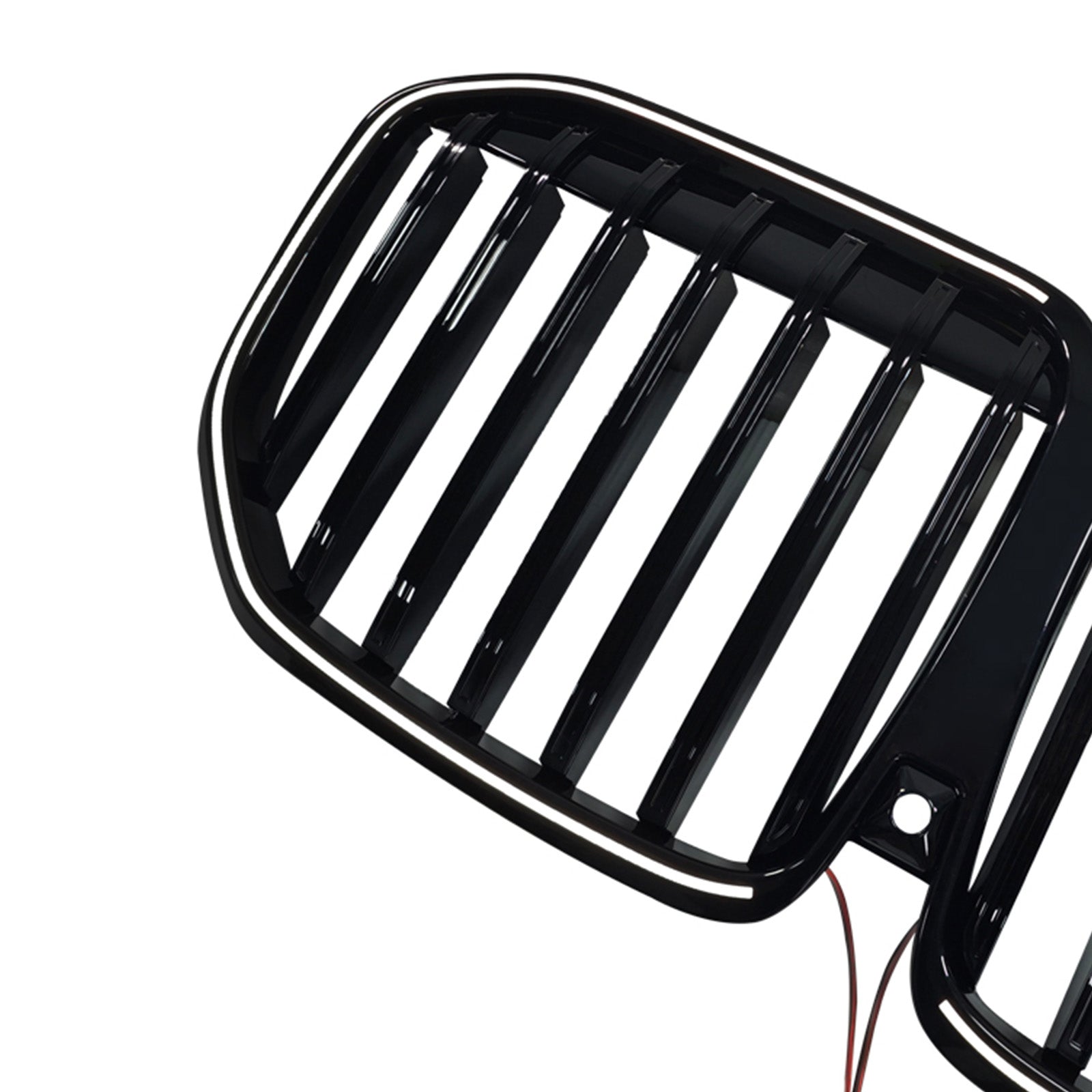 2023-2026 Fit BMW X7 G07 W/LED Black Single Line Front Bumper Grille Grill