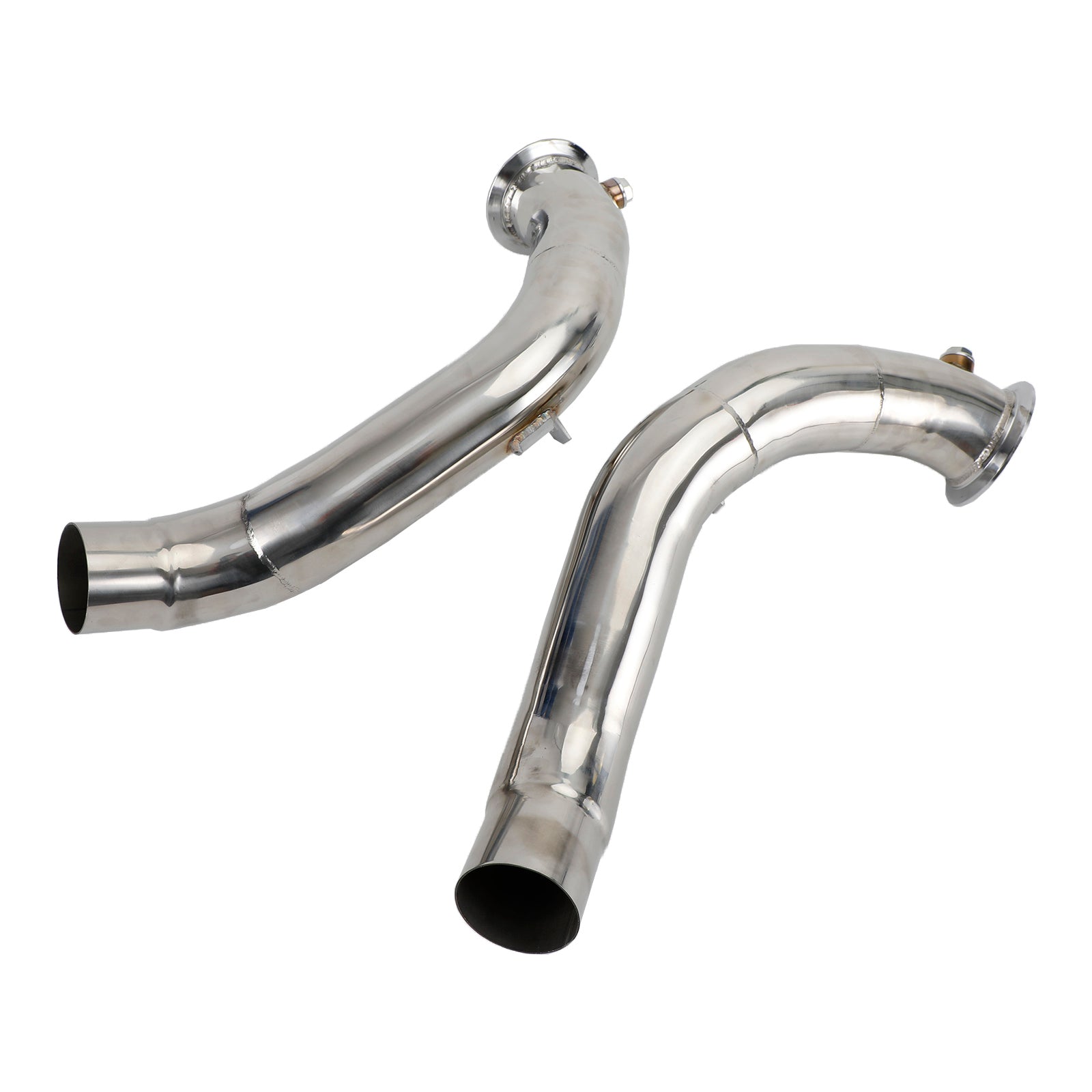 2011-2018 BMW M5 F10 with S63 motor 3" Stainless Steel Exhaust Downpipes compatible