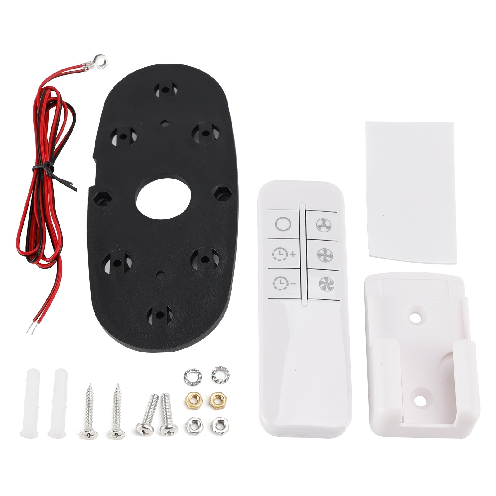 Auto-Sensing Low-Power 12V/24V Draw Fan Fit for Boats and RV Black