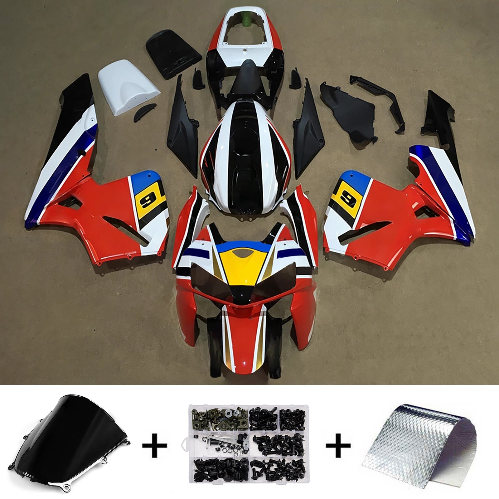 Injection Fairing Kit Bodywork Plastic ABS For Honda CBR600RR 2005-2006 F5