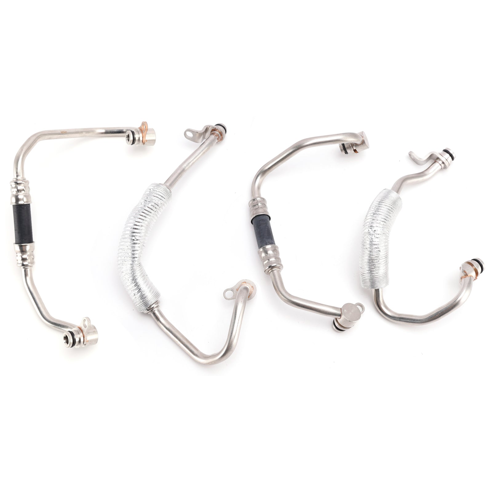 2007-2010 For BMW 335i 4PCS Turbo Charger Coolant Hose Line Kit 11537558902